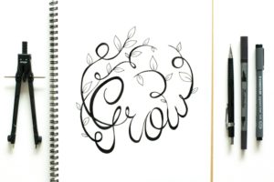 addiction compassion calligraphy