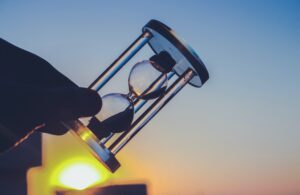 sober living home hourglass in Massachusetts with Sun Shining