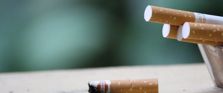 Cigarettes of an addict
